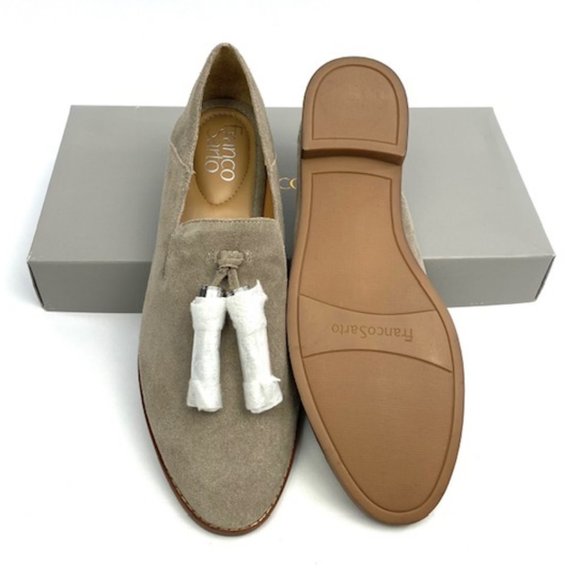 New Franco Sarto Hadden Cocco Suede Leather Tassel Loafer Size 11 - Picture 7 of 10